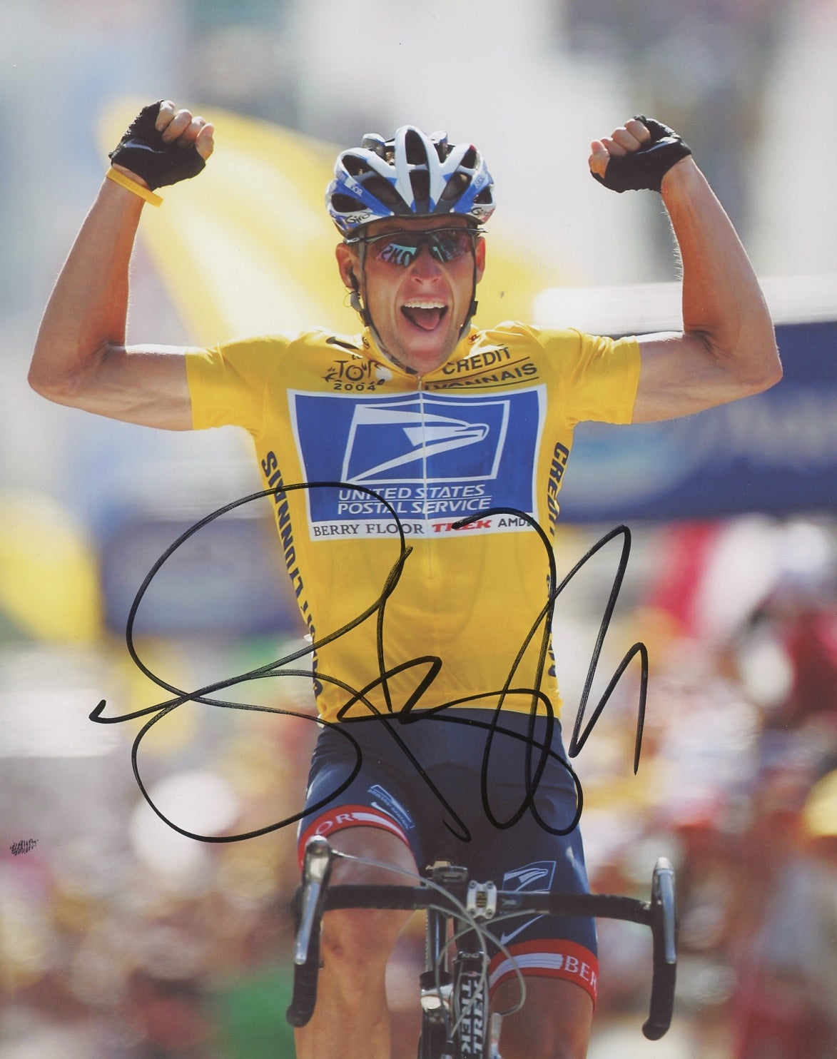 Lance Armstrong Signed 8x10 Photo