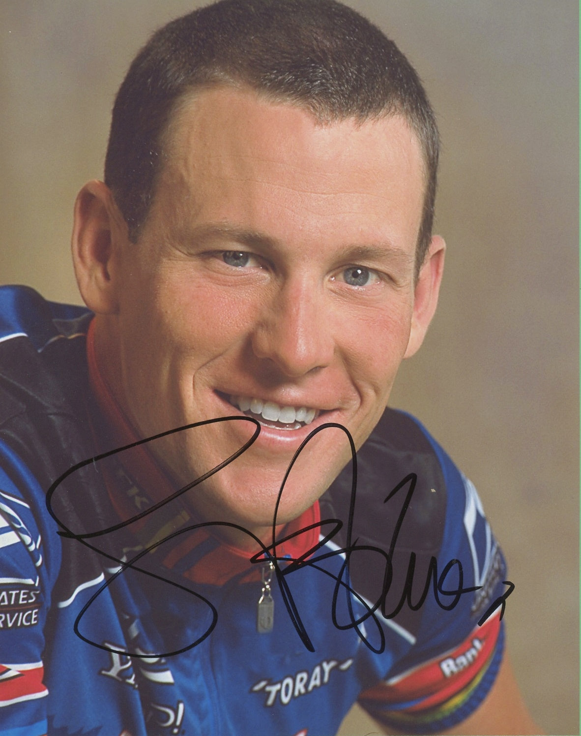 Lance Armstrong Signed 8x10 Photo