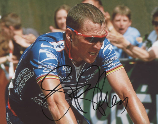 Lance Armstrong Signed 8x10 Photo