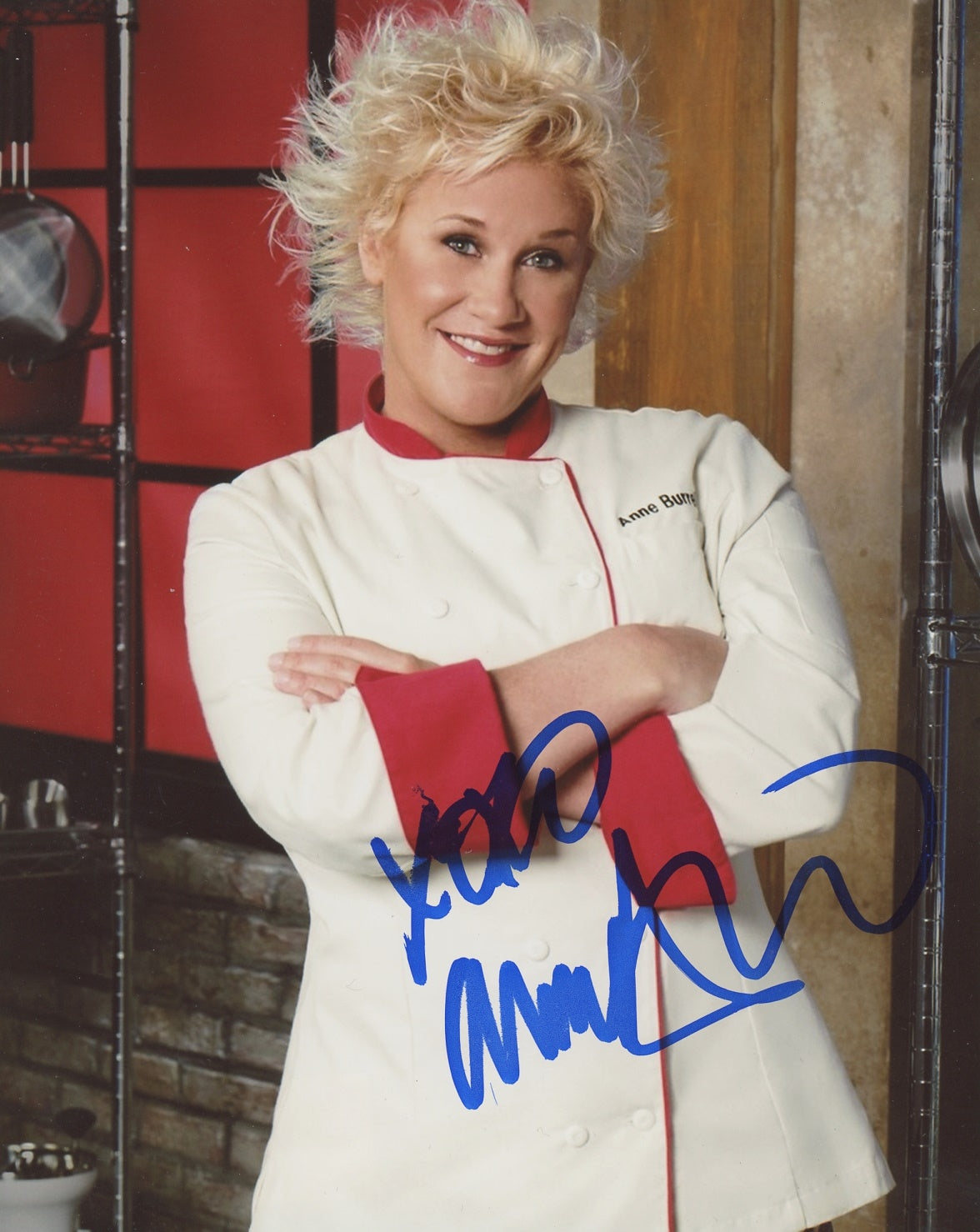 Anne Burrell Signed 8x10 Photo