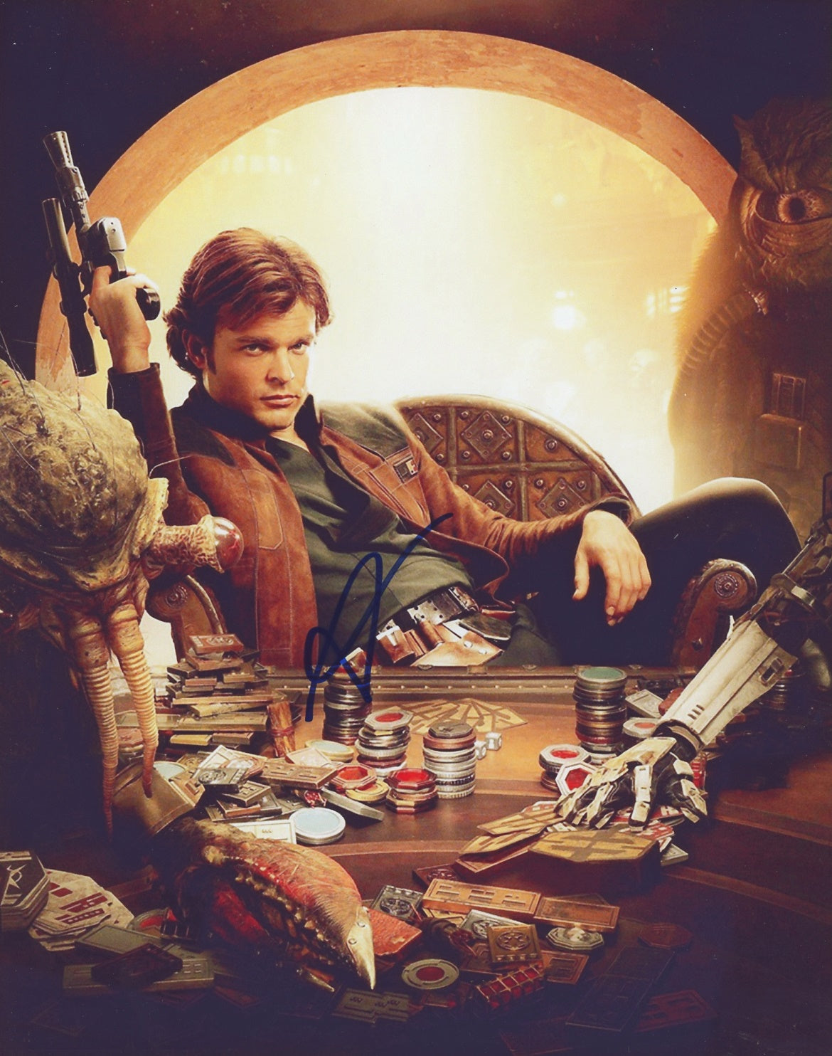 Alden Ehrenreich Signed 8x10 Photo