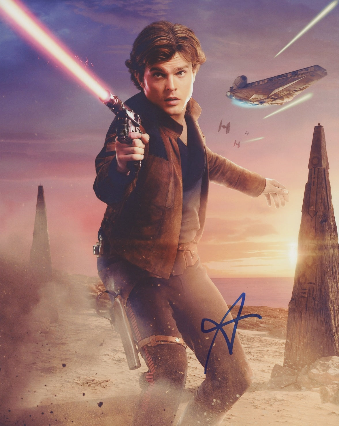 Alden Ehrenreich Signed 8x10 Photo