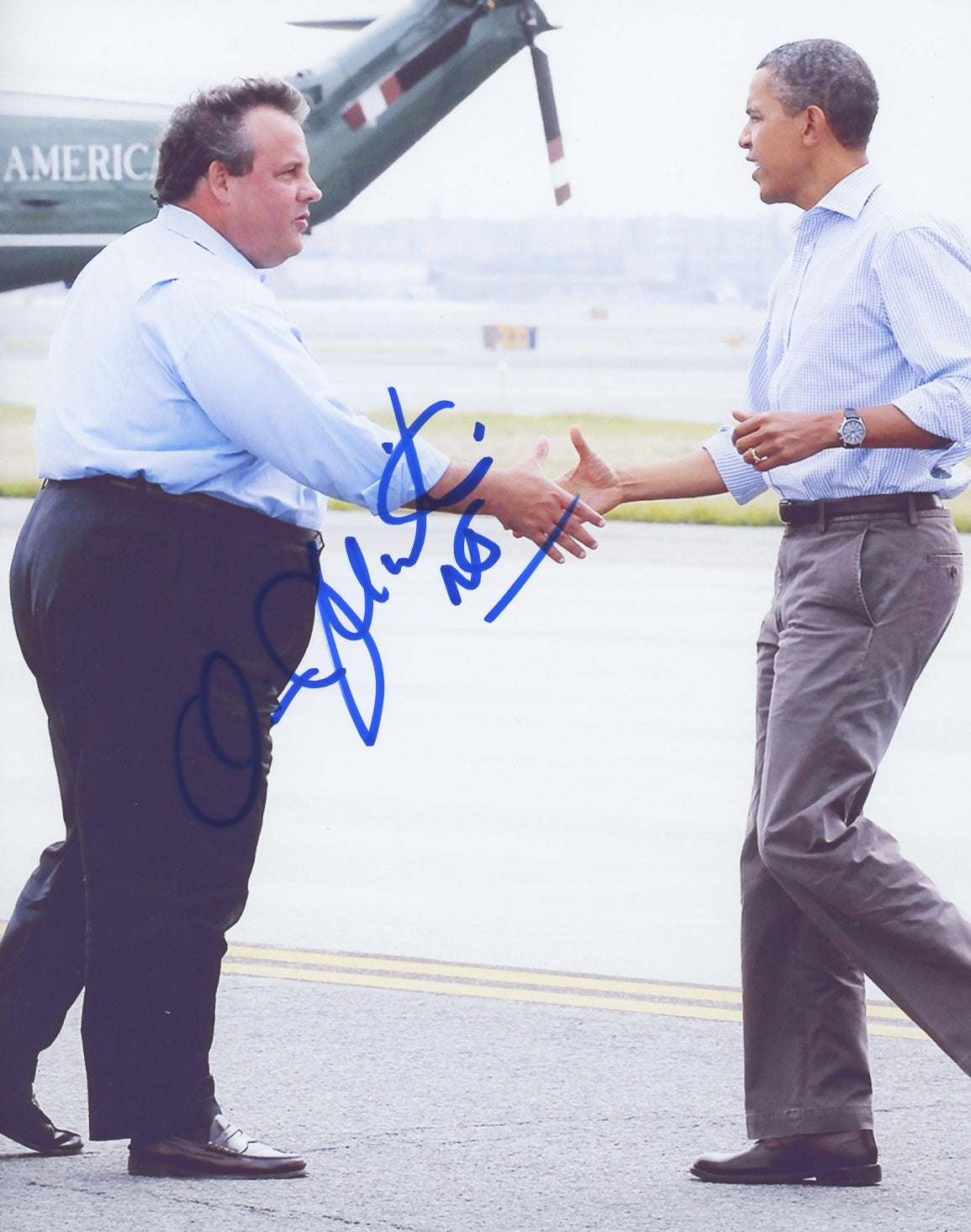 Chris Christie Signed 8x10 Photo