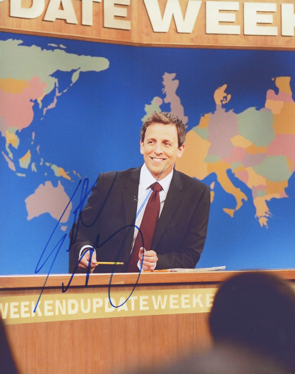 Seth Meyers Signed 8x10 Photo