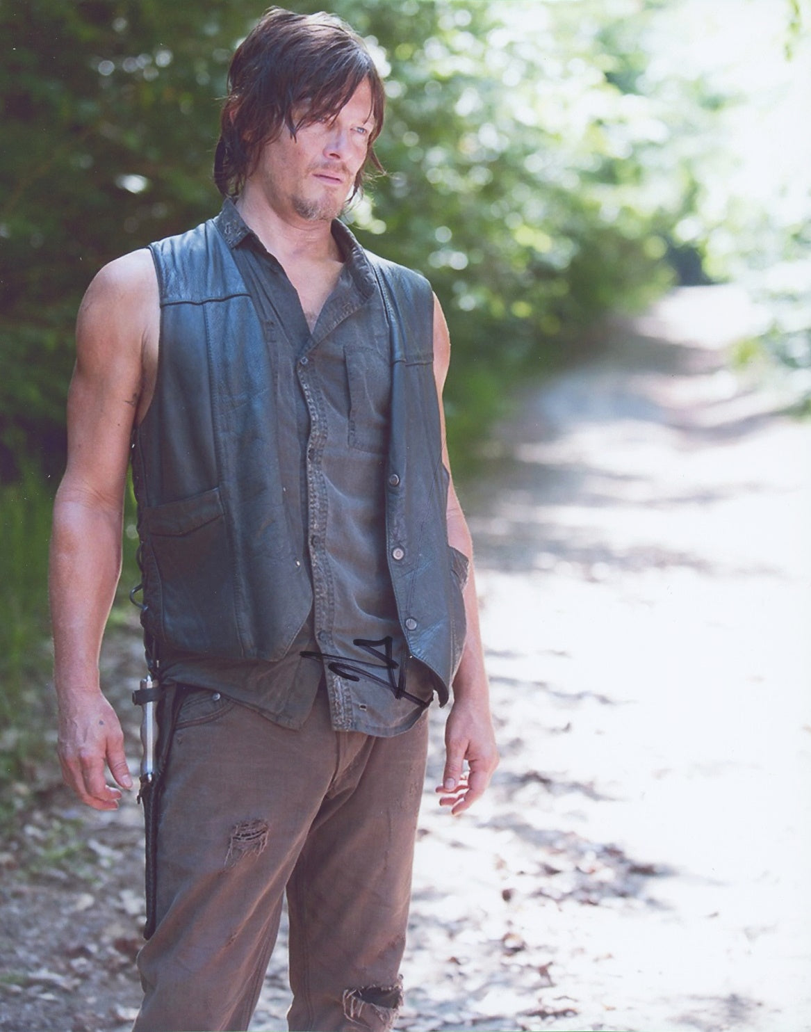 Norman Reedus Signed 8x10 Photo