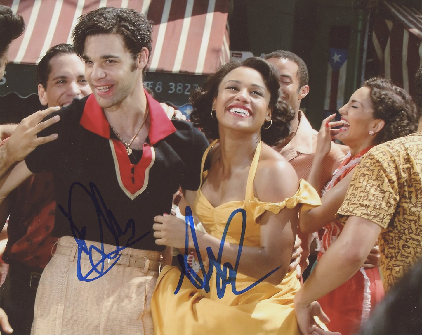 Ariana DeBose & David Alvarez Signed 8x10 Photo