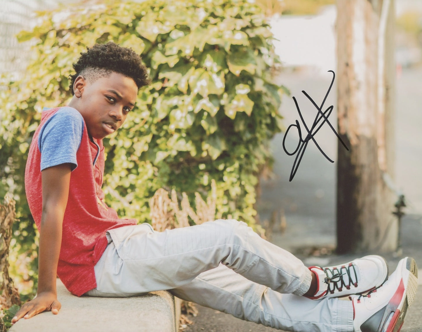 Alex Hibbert Signed 8x10 Photo