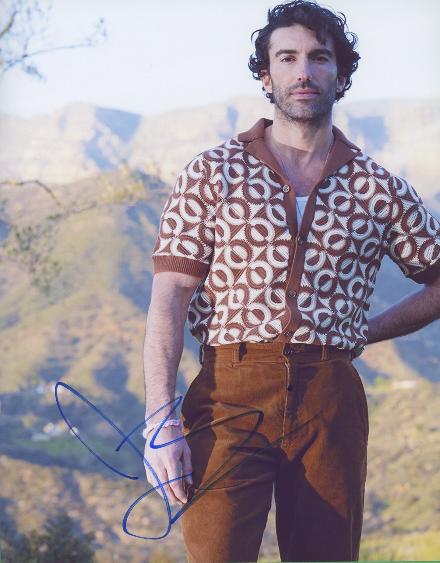 Justin Baldoni Signed 8x10 Photo