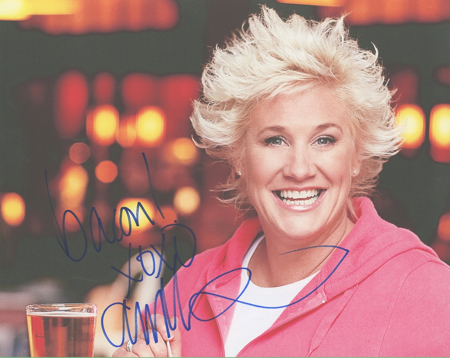 Anne Burrell Signed 8x10 Photo