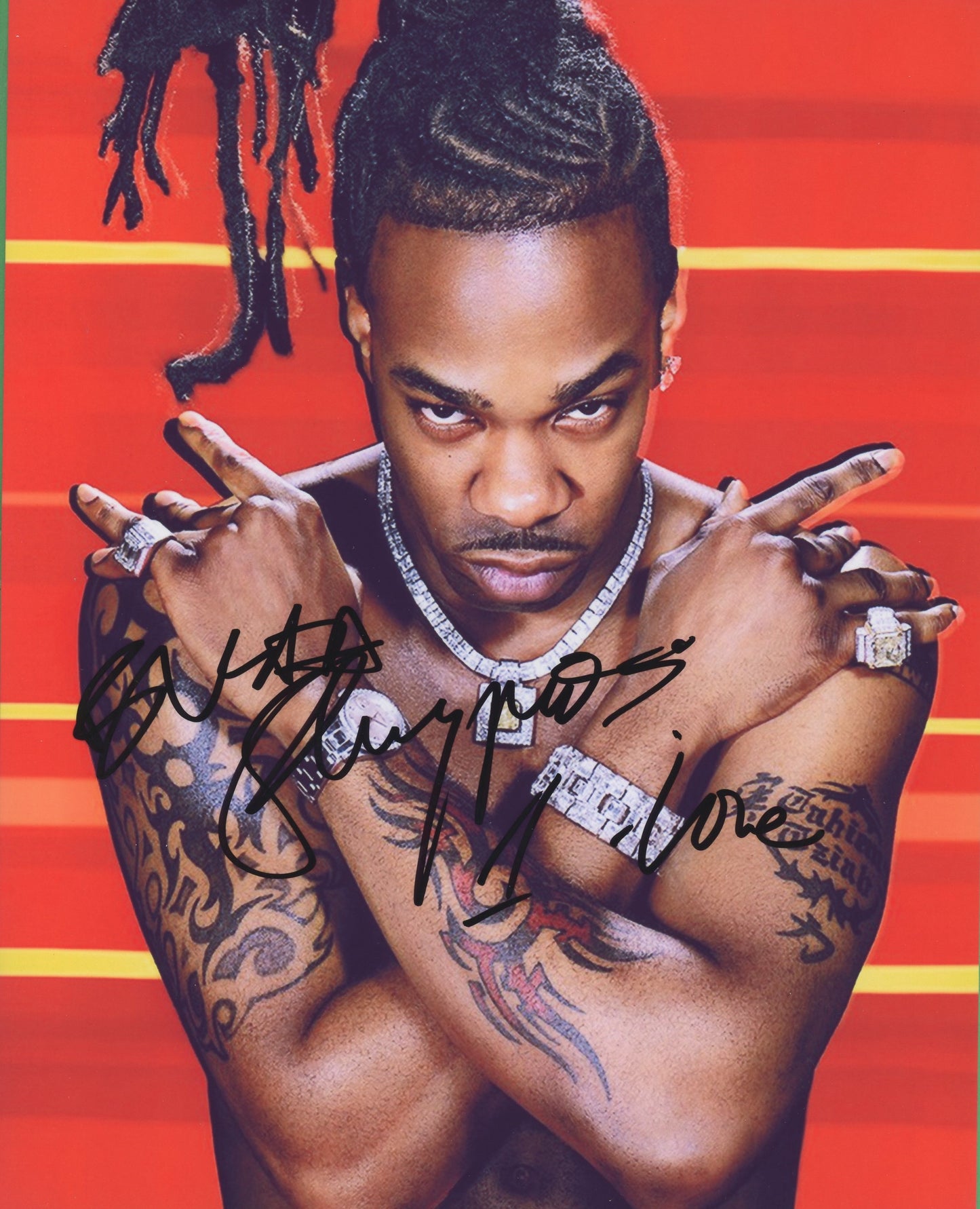 Busta Rhymes Signed 8x10 Photo