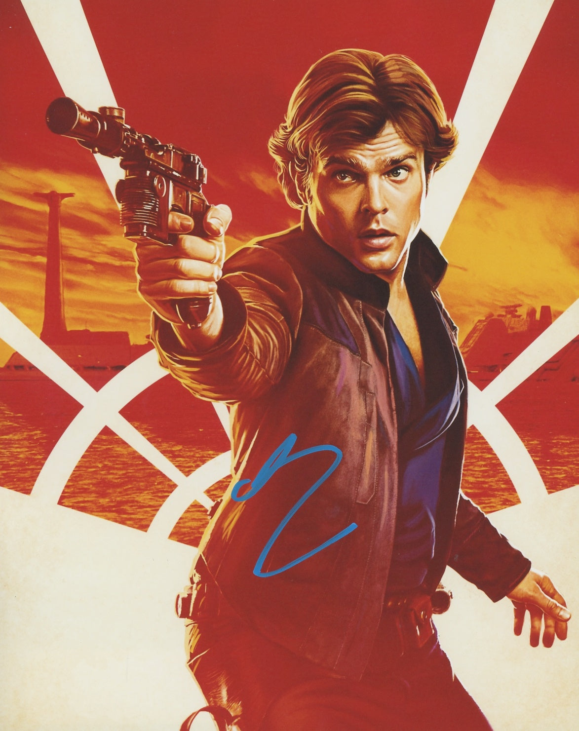 Alden Ehrenreich Signed 8x10 Photo