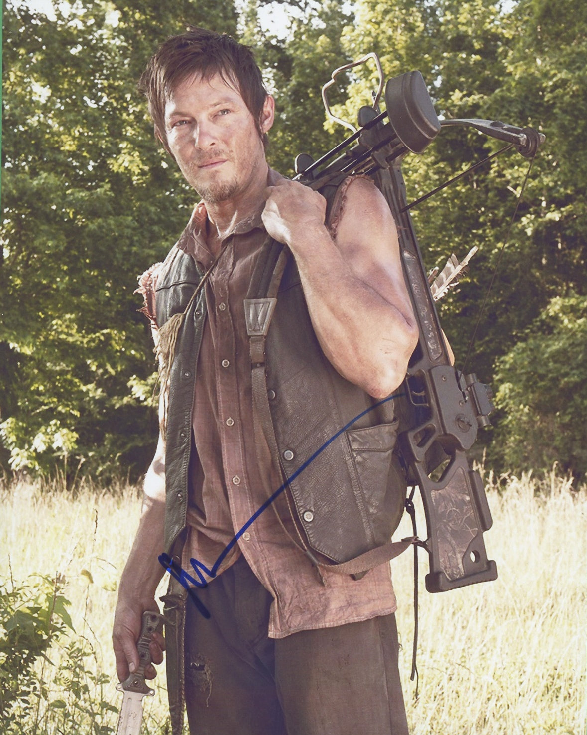 Norman Reedus Signed 8x10 Photo