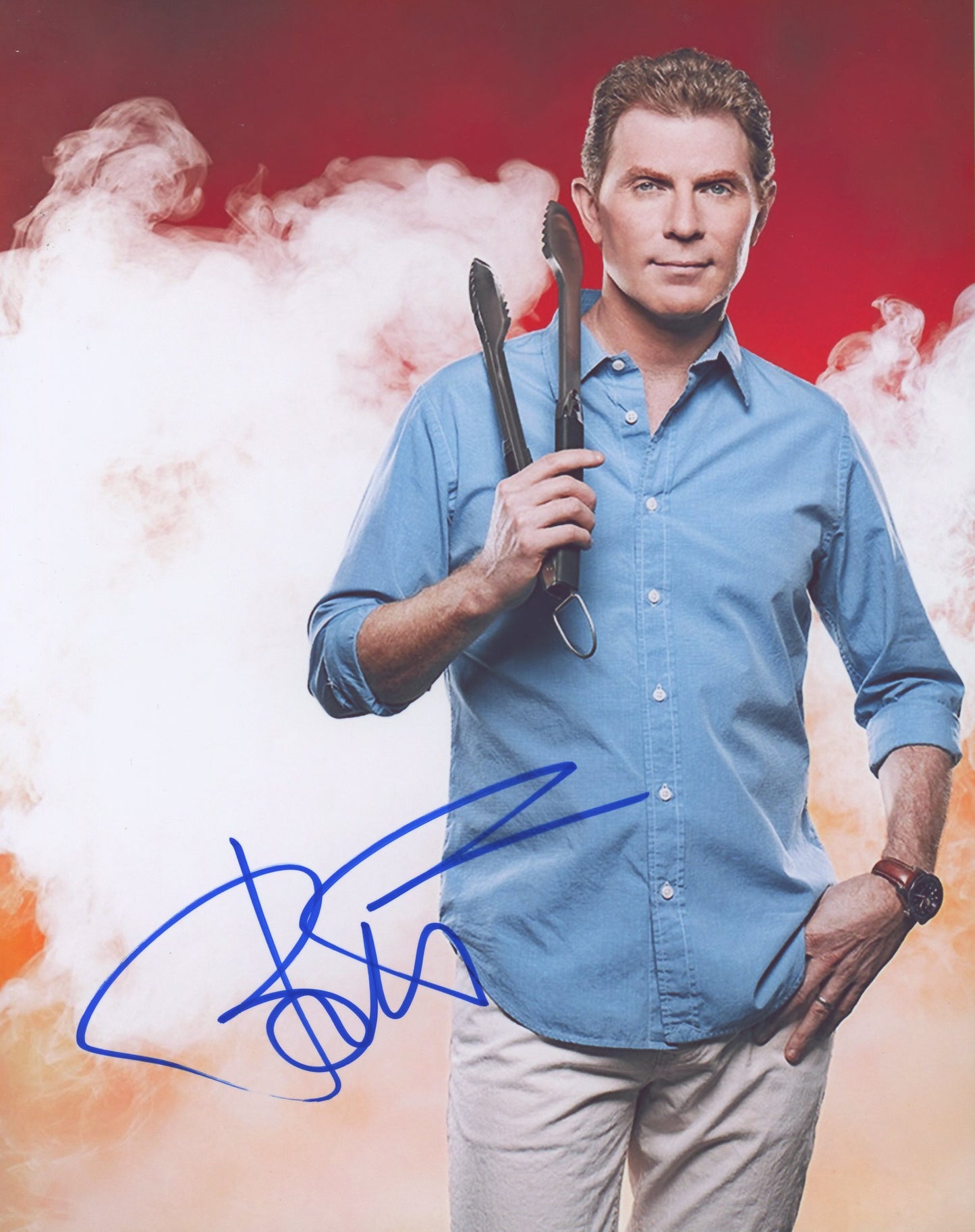 Bobby Flay Signed 8x10 Photo