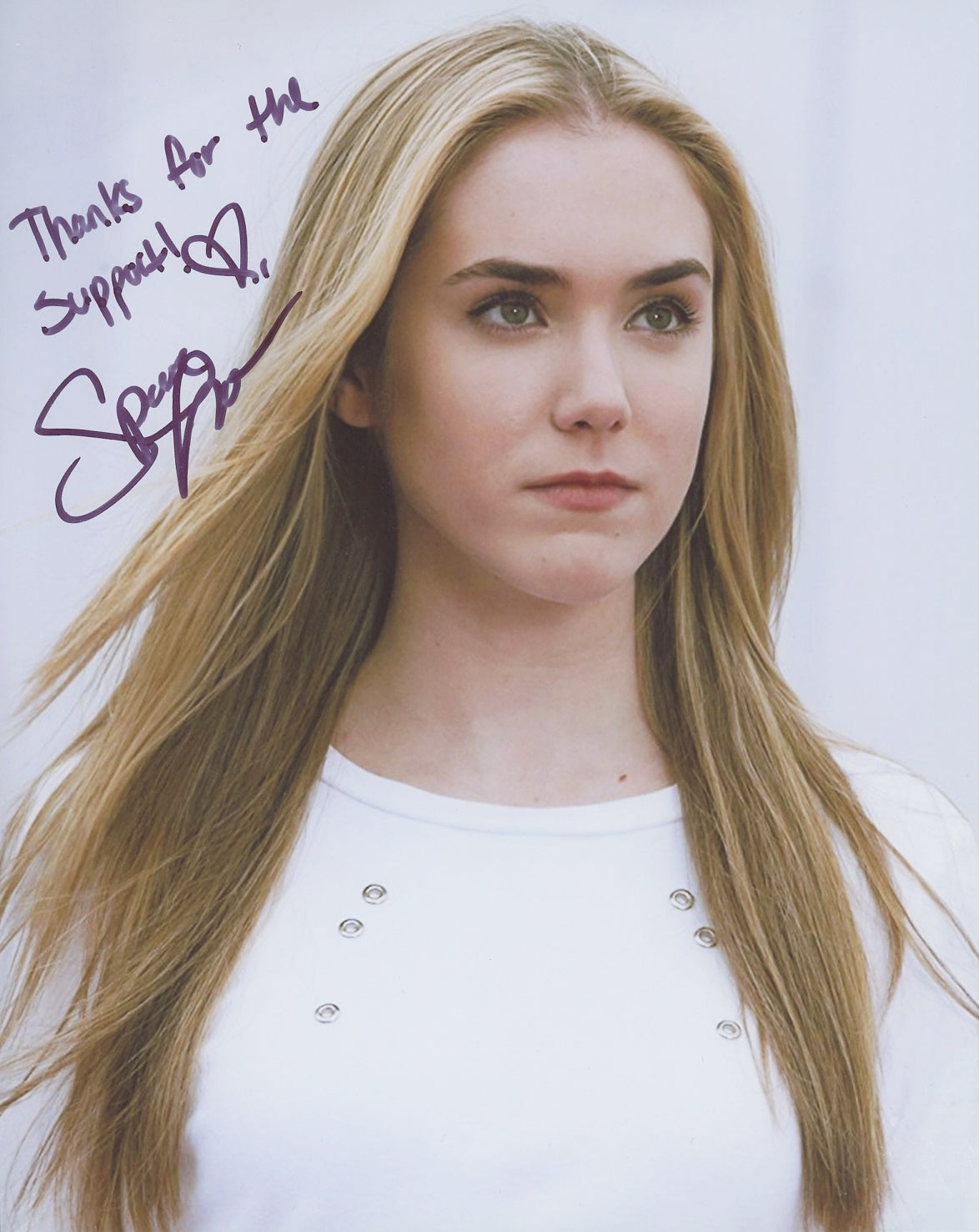 Spencer Locke Signed 8x10 Photo