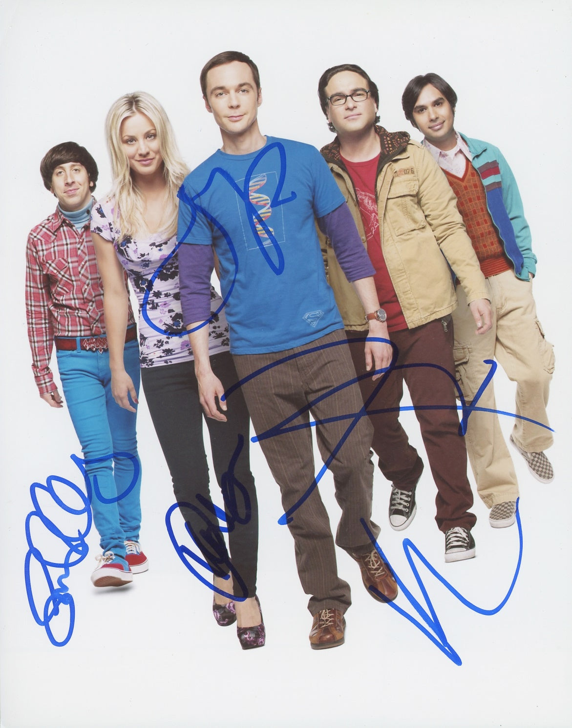 The Big Bang Theory Signed 8x10 Photo - Video Proof