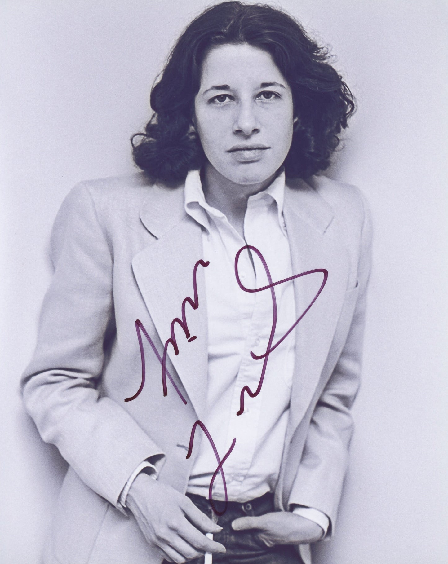 Fran Lebowitz Signed 8x10 Photo