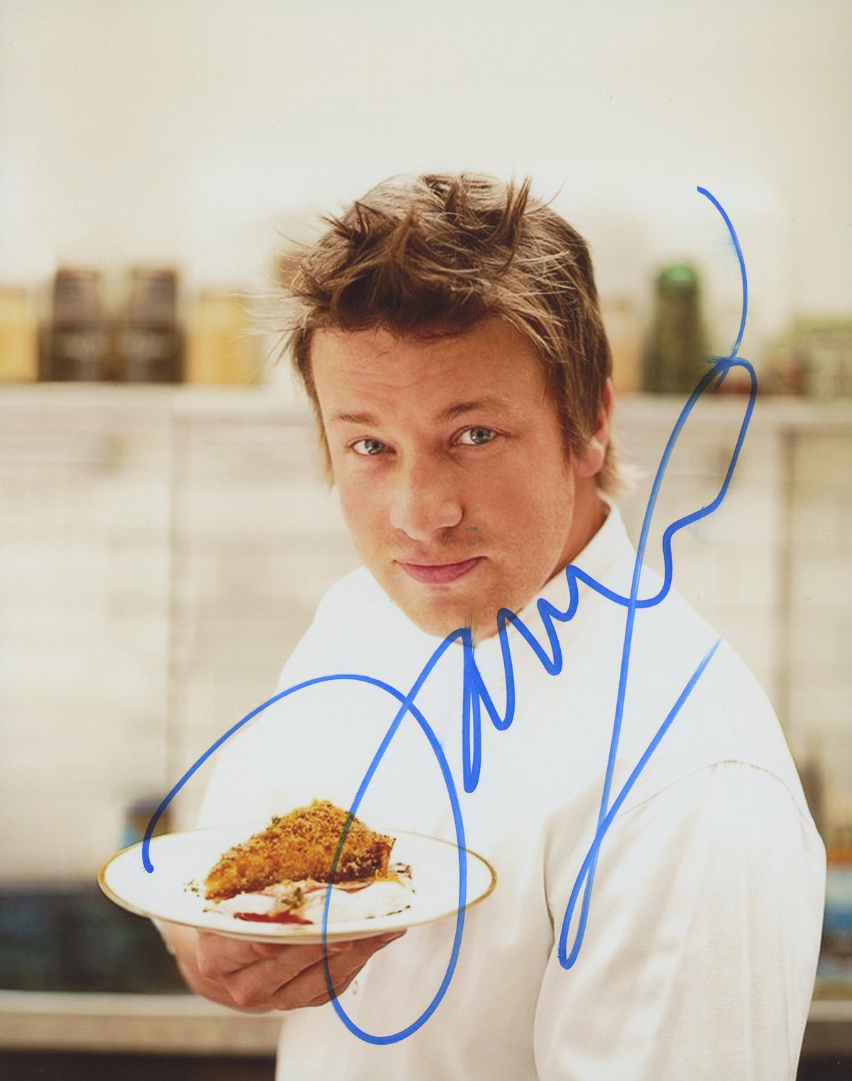 Jamie Oliver Signed 8x10 Photo