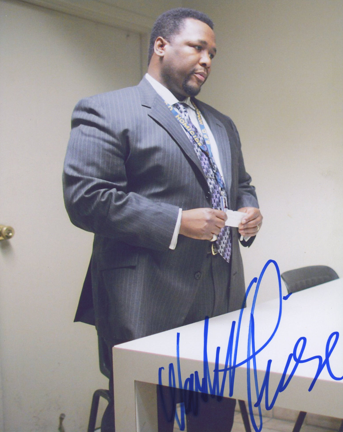 Wendell Pierce Signed 8x10 Photo