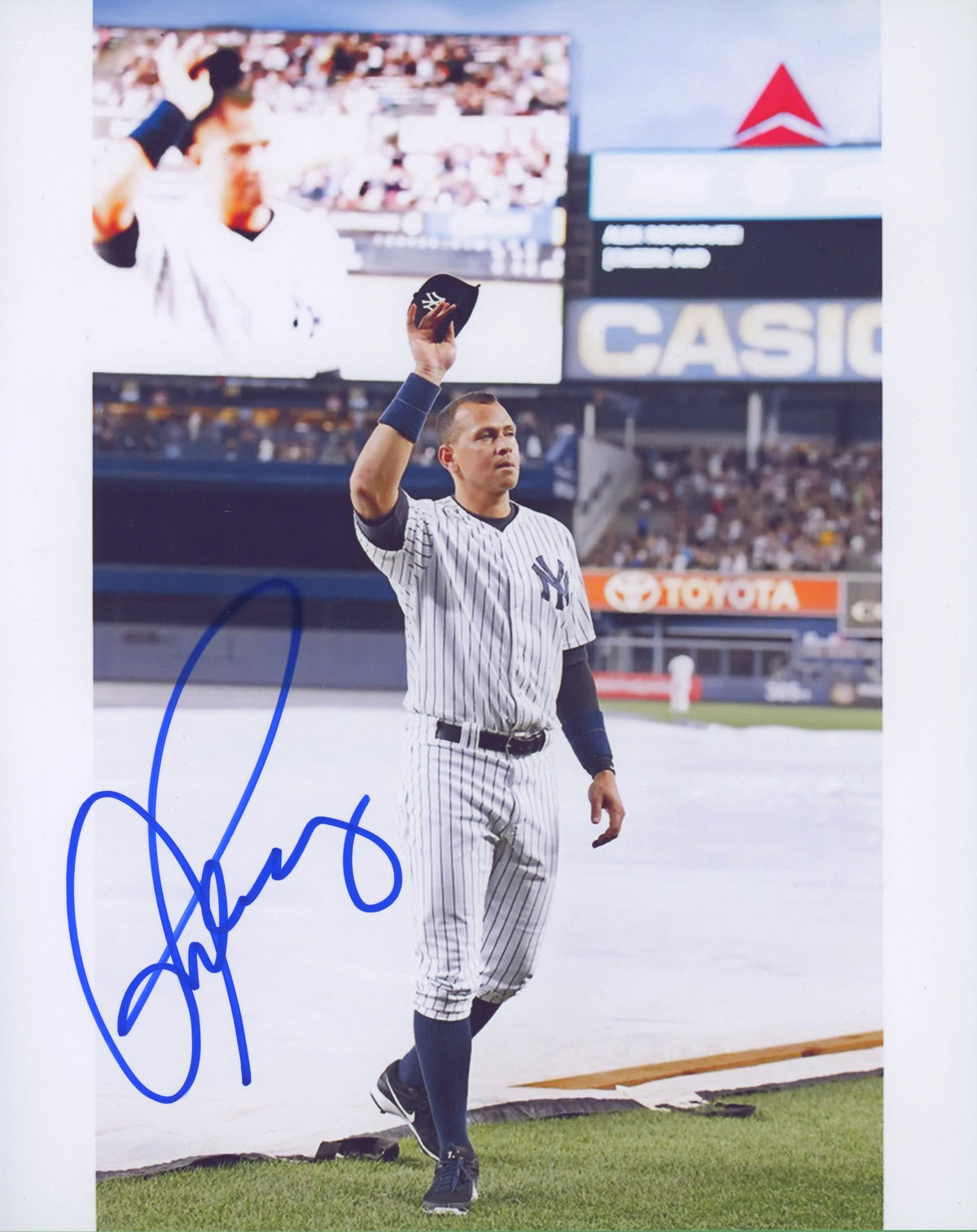 Alex Rodriguez Signed 8x10 Photo