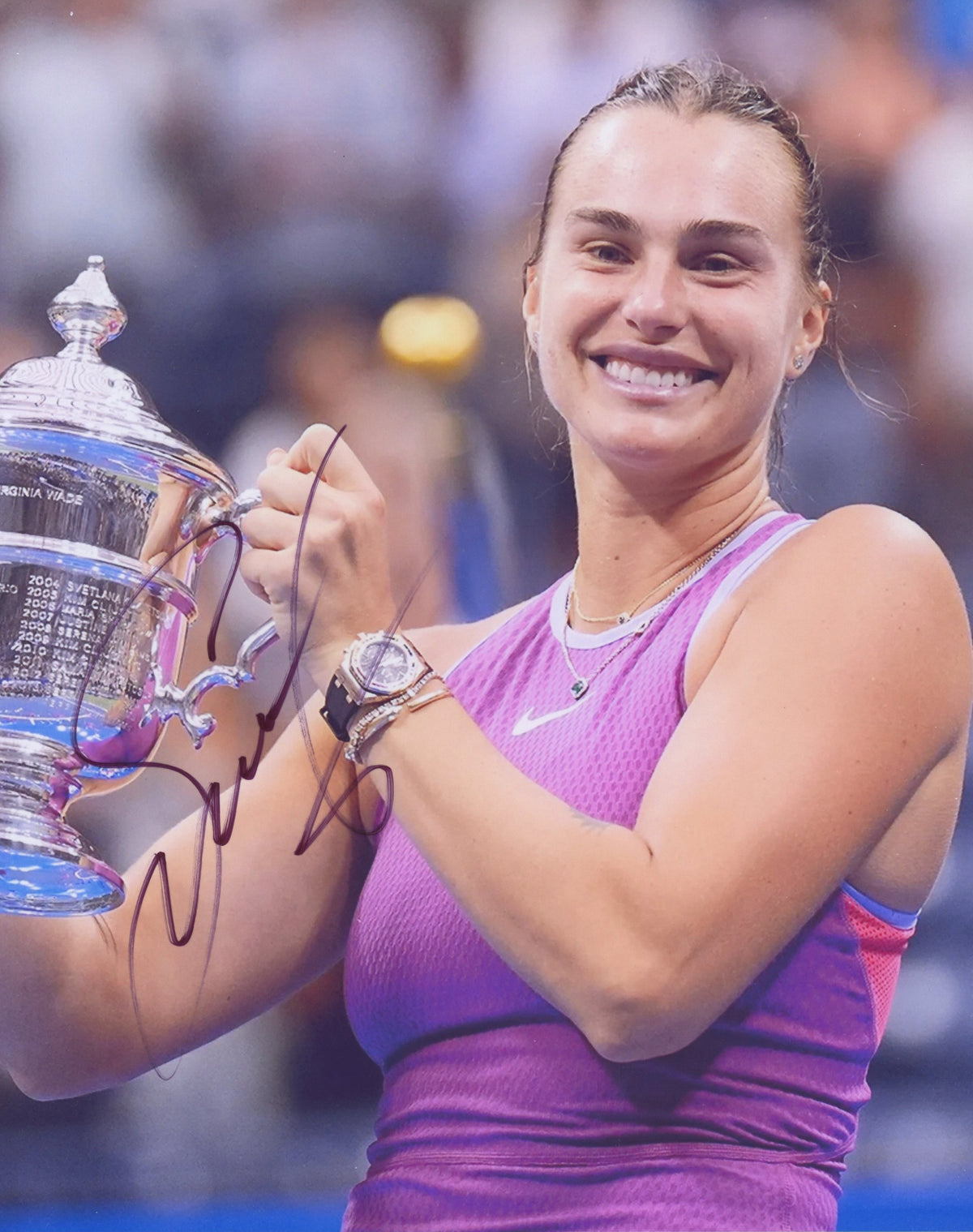 Aryna Sabalenka Signed 8x10 Photo