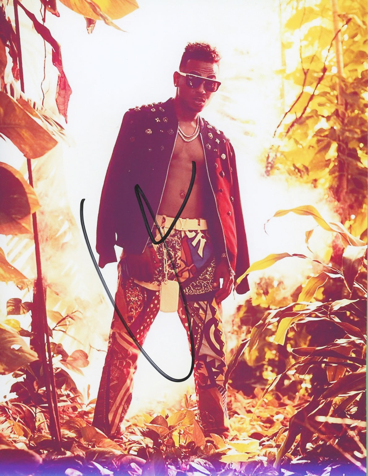 Ozuna Signed 8x10 Photo