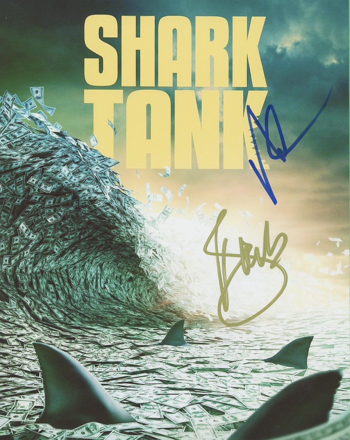 Mark Cuban & Barbara Corcoran Signed 8x10 Photo