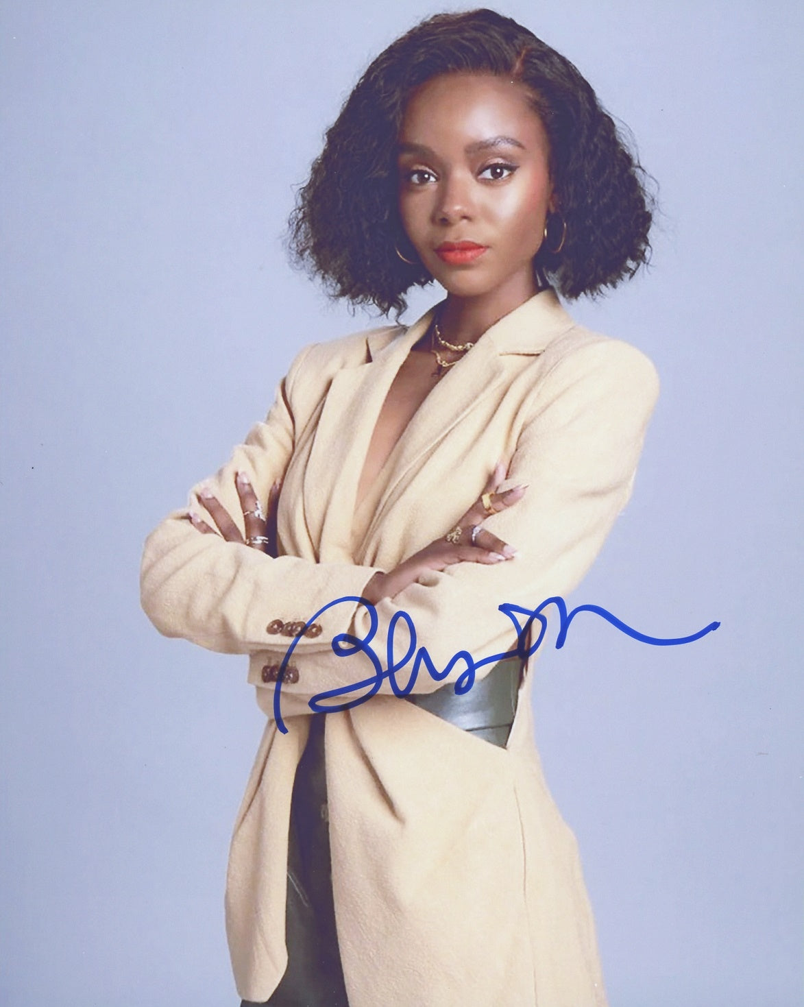 Ashleigh Murray Signed 8x10 Photo TopPix Autographs ashleigh-murray-signed-8x10-photo-toppix-autographs