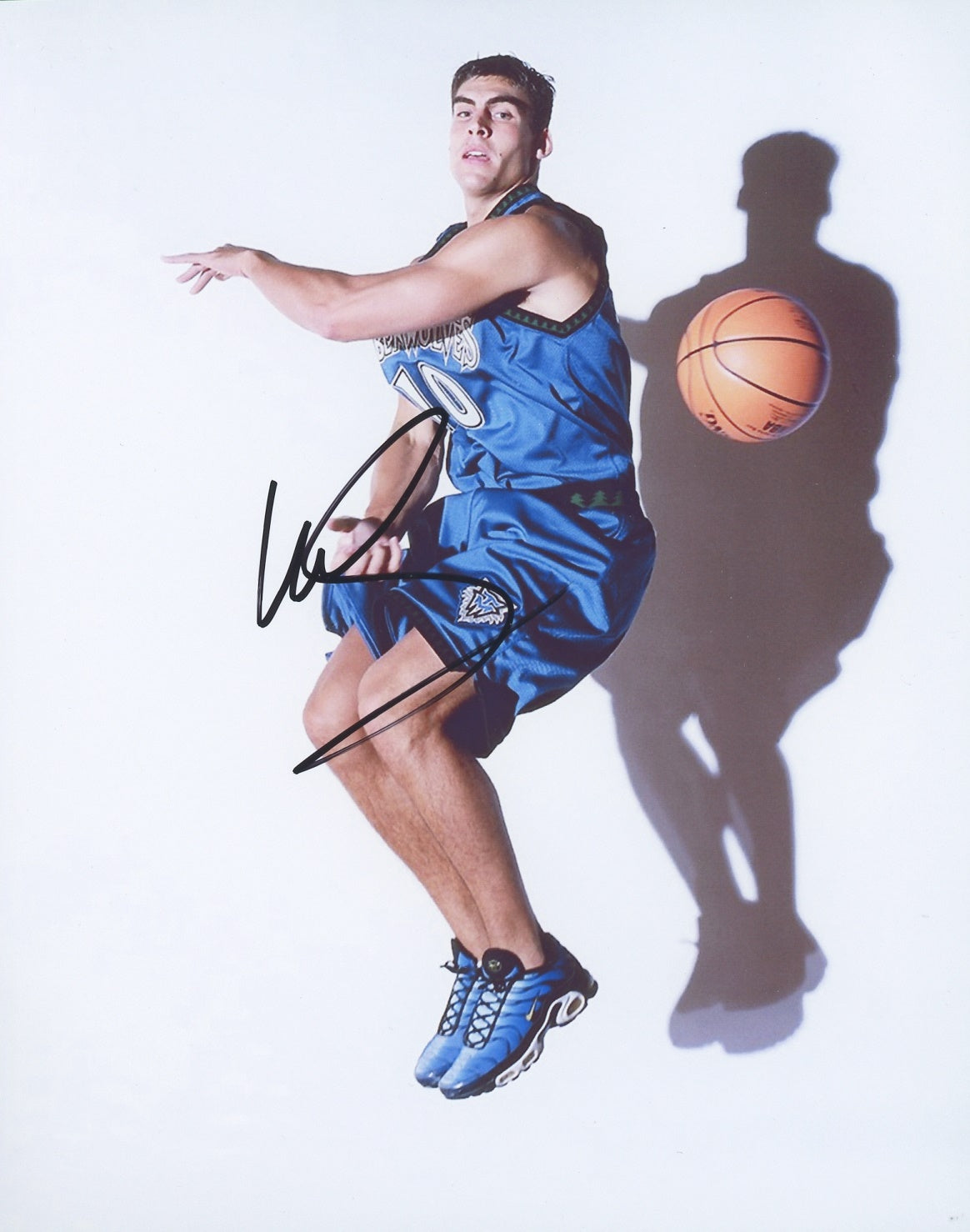 Wally Szczerbiak Signed 8x10 Photo
