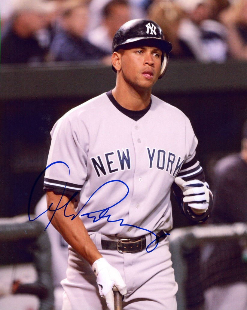 Alex Rodriguez Signed 8x10 Photo