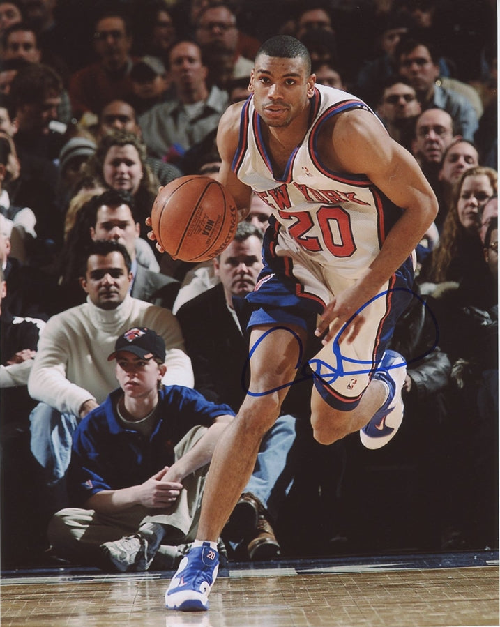 Allan Houston Signed 8x10 Photo - Video Proof