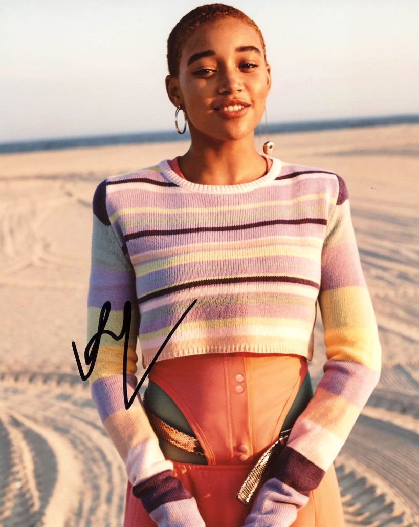 Amandla Stenberg Signed 8x10 Photo - Video Proof