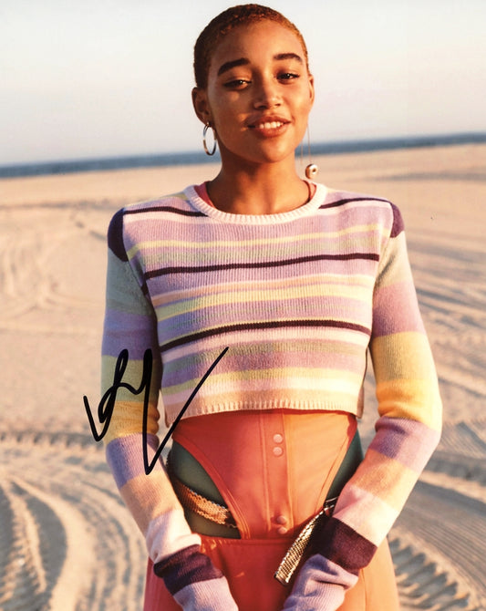 Amandla Stenberg Signed 8x10 Photo - Video Proof