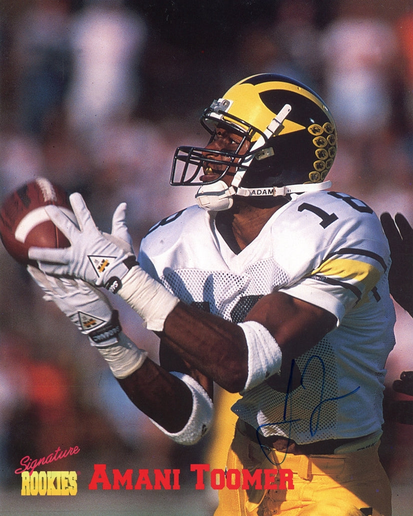 Amani Toomer Signed 8x10 Photo