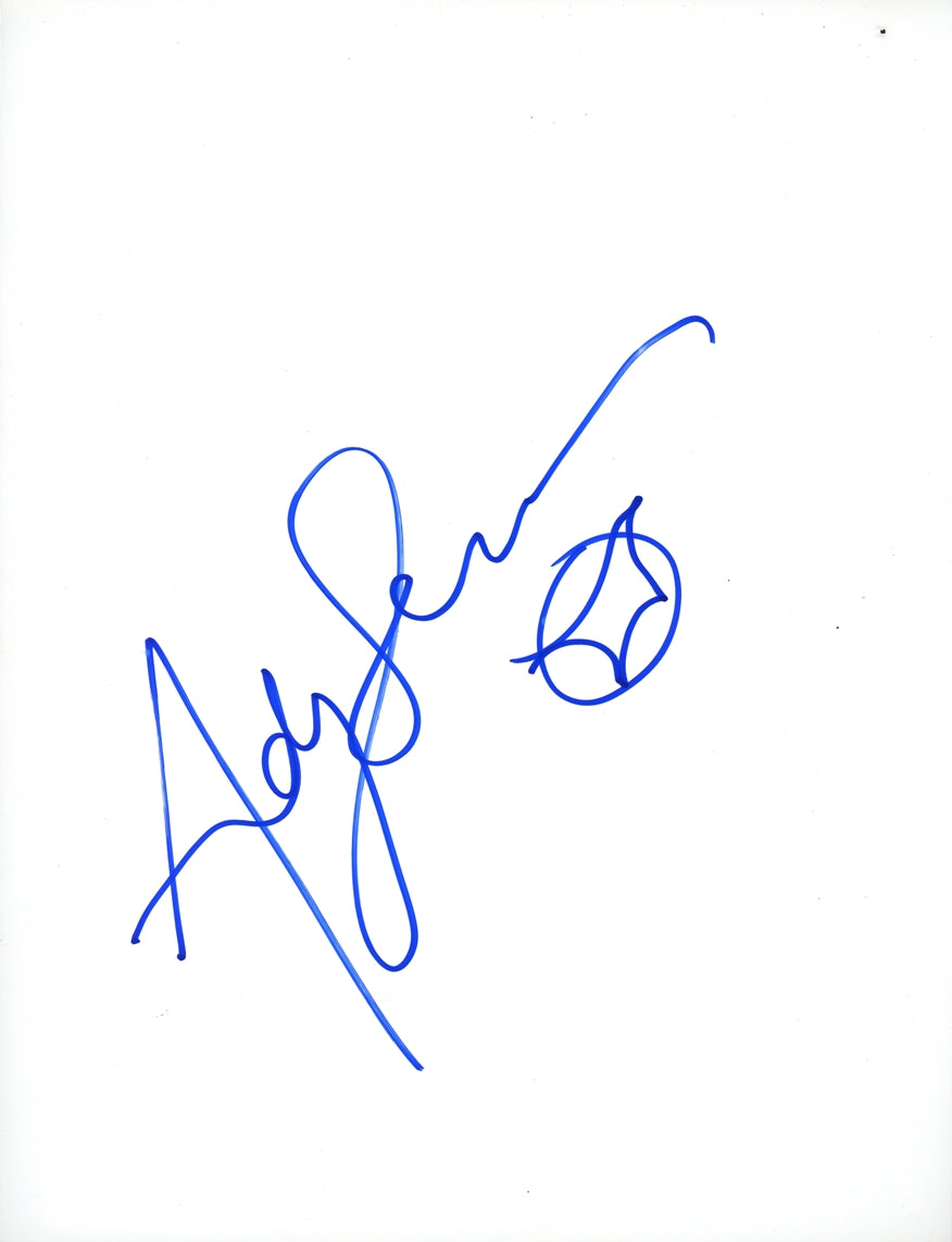Andy Serkis Signed 8.5x11 Sketch