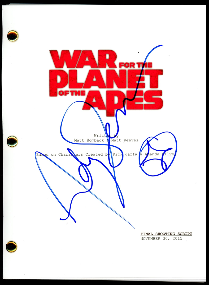 Andy Serkis Signed Script