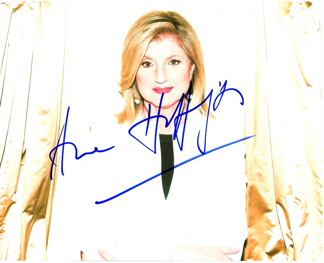 Arianna Huffington Signed 8x10 Photo