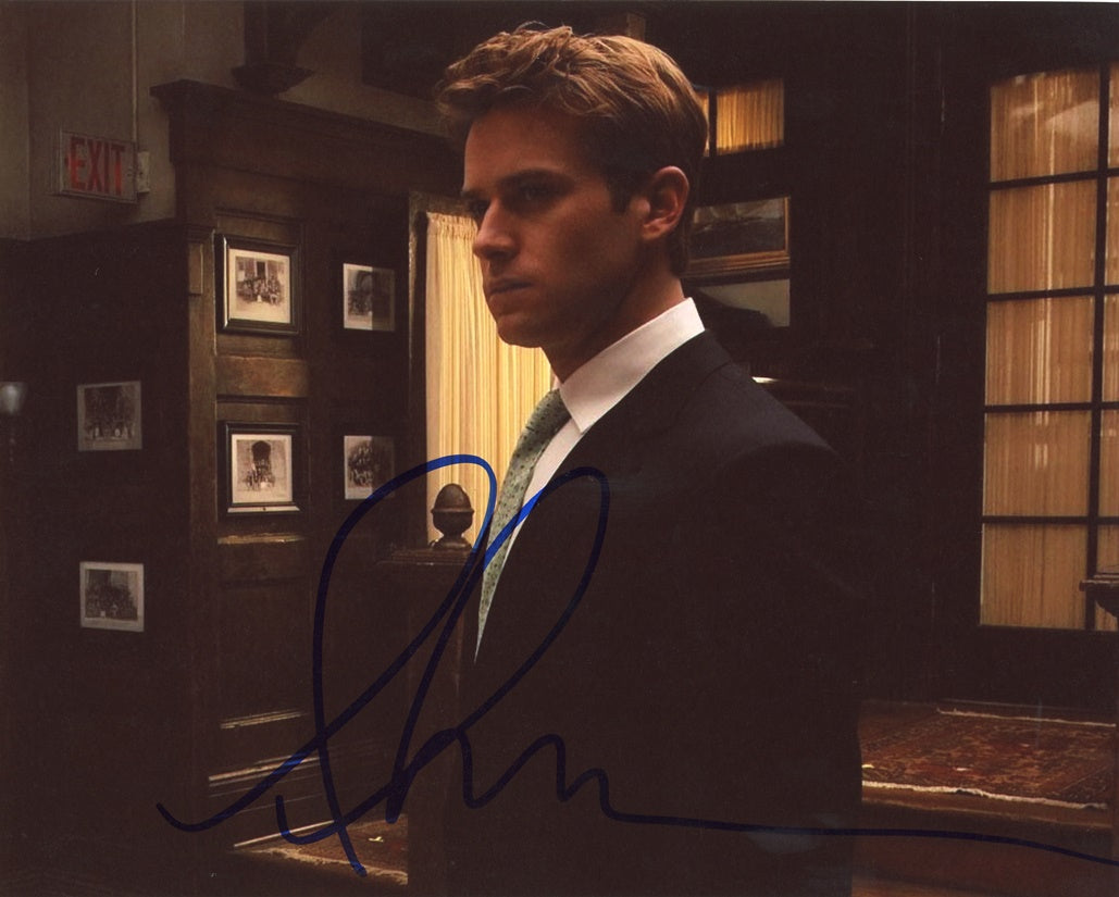 Armie Hammer Signed 8x10 Photo