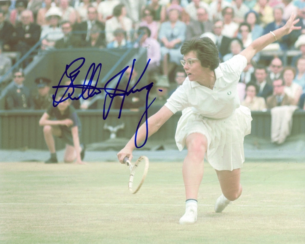 Billie Jean King Signed 8x10 Photo - Video Proof