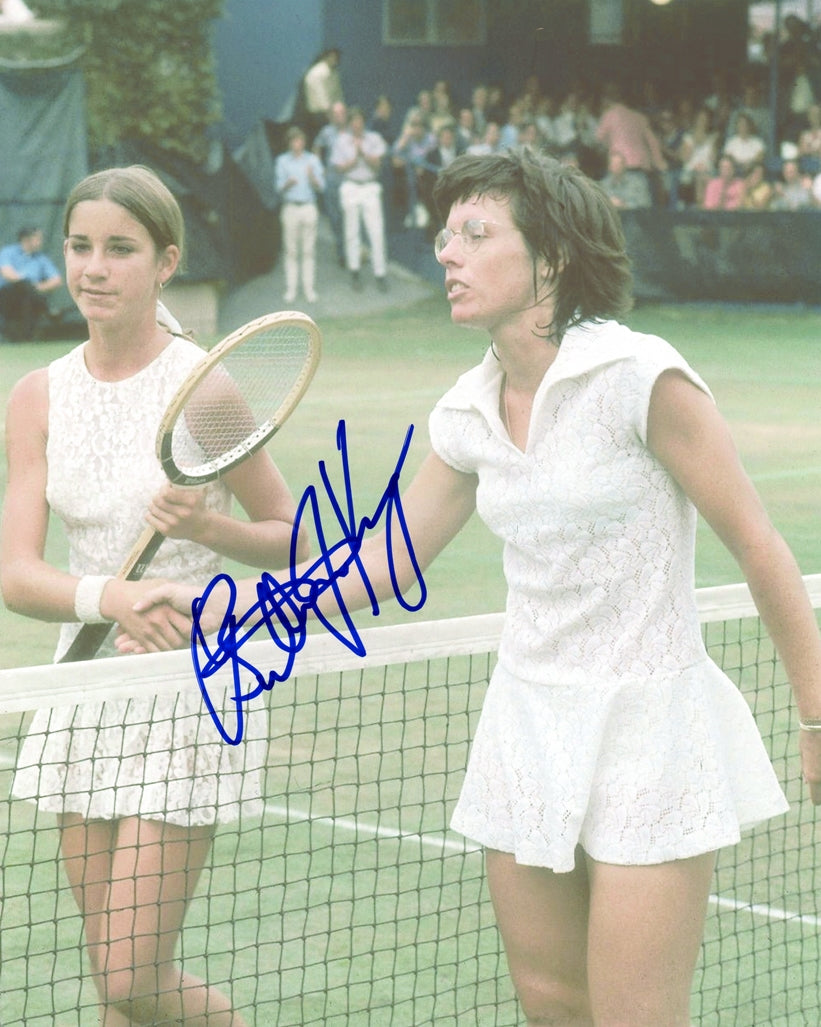 Billie Jean King Signed 8x10 Photo - Video Proof