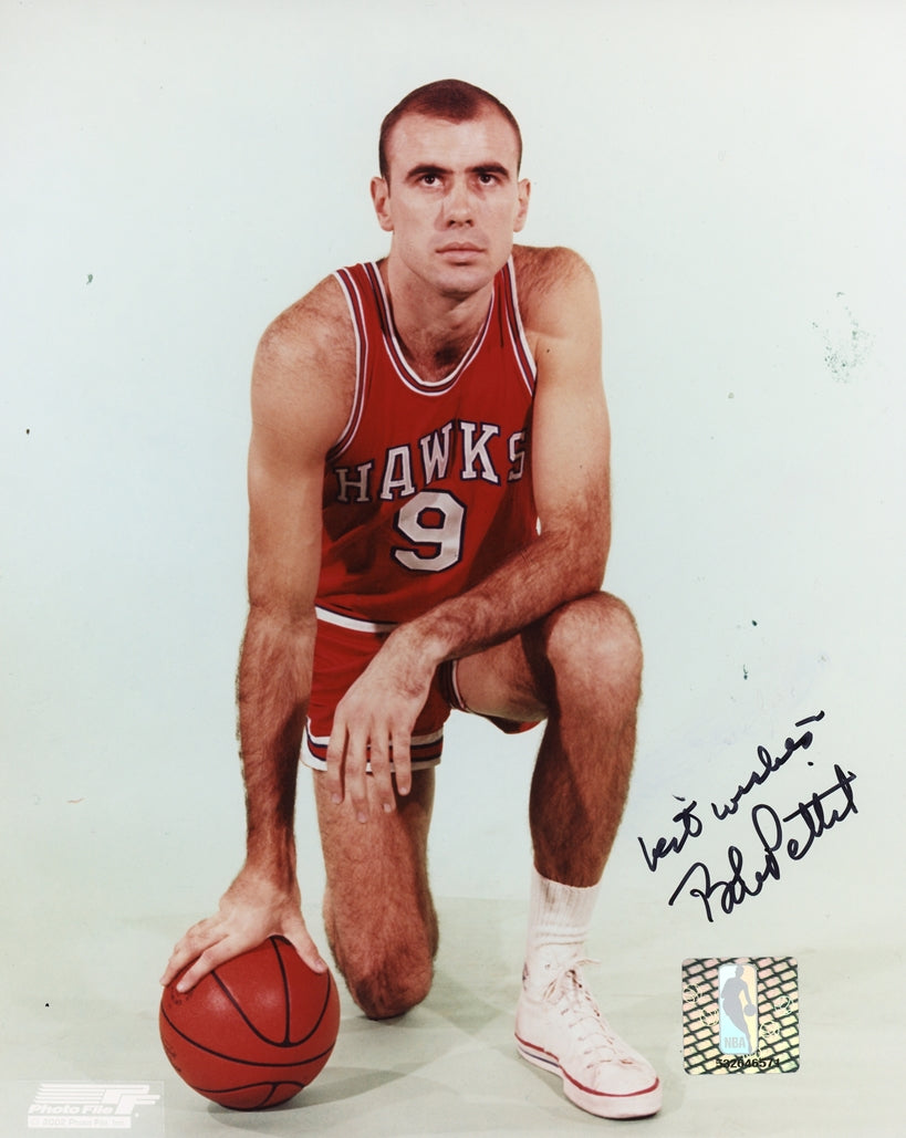 Bob Pettit Signed 8x10 Photo