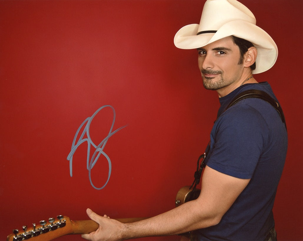 Brad Paisley Signed 8x10 Photo