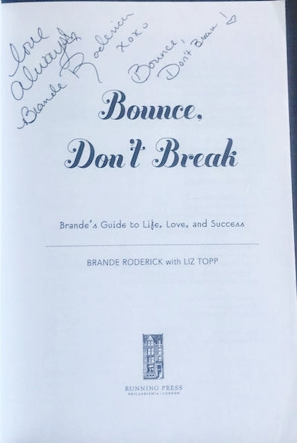 Brande Roderick Signed Book