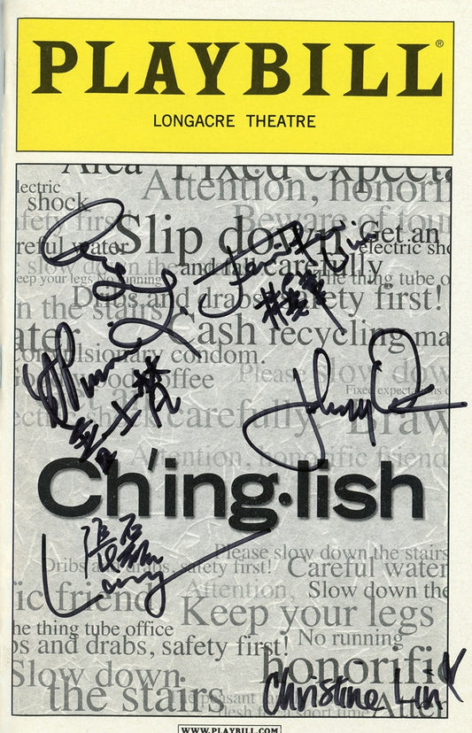 Chinglish Signed Playbill