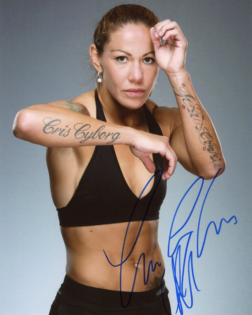 Cris Cyborg Signed 8x10 Photo