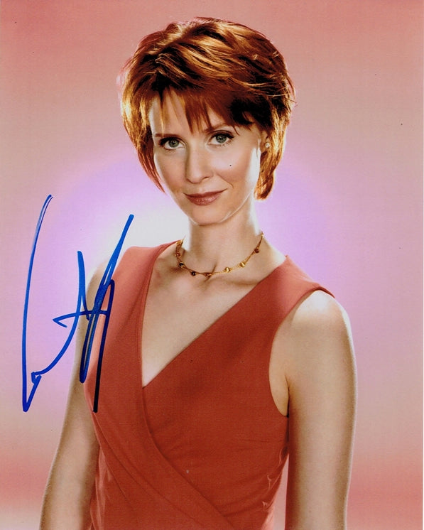 Cynthia Nixon Signed 8x10 Photo