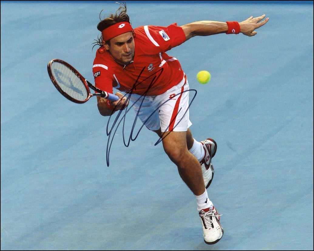 David Ferrer Signed 8x10 Photo