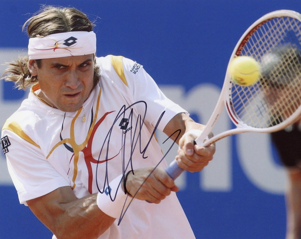 David Ferrer Signed 8x10 Photo