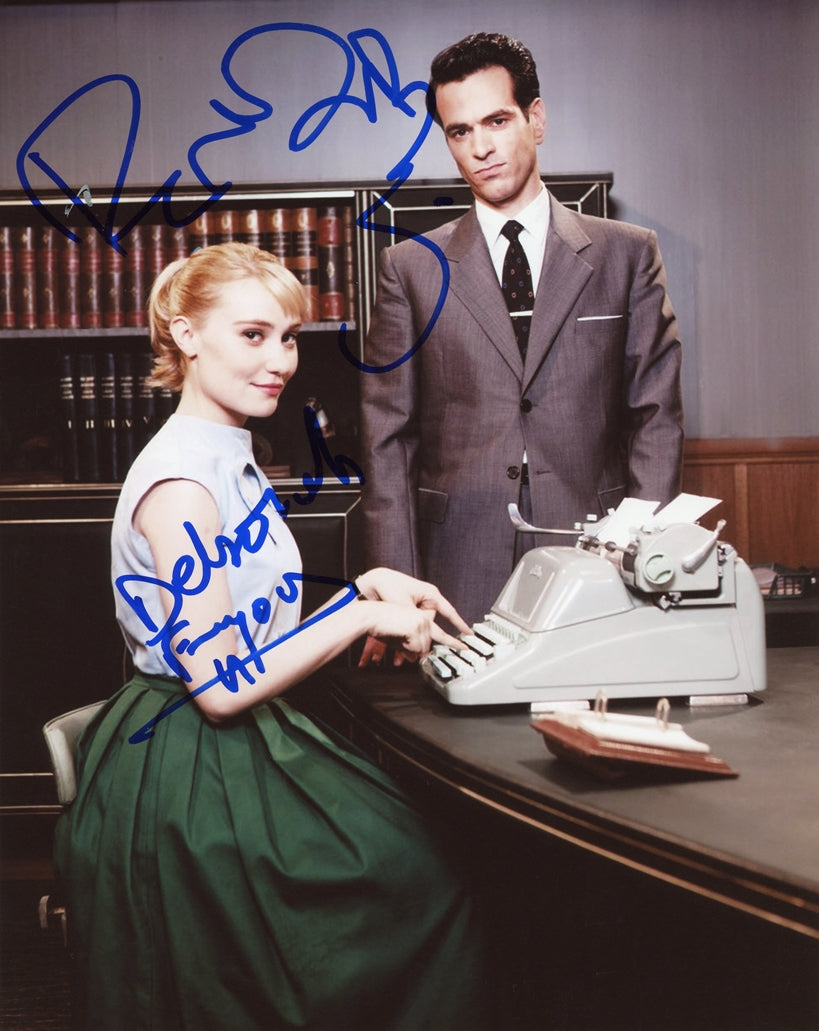 Deborah Francois & Romain Duris Signed 8x10 Photo - Video Proof
