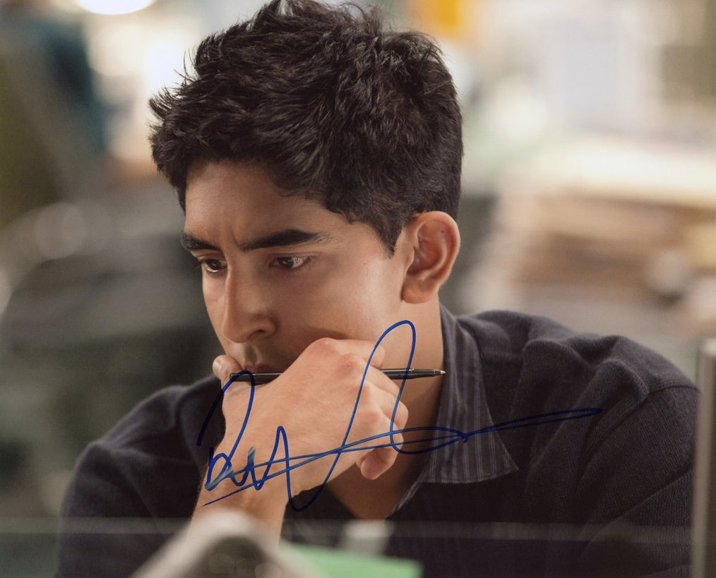 Dev Patel Signed 8x10 Photo