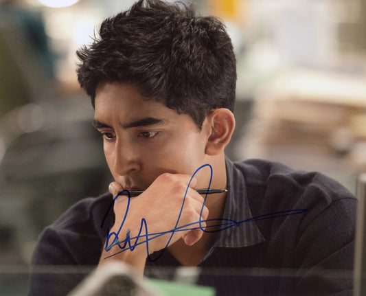 Dev Patel Signed 8x10 Photo